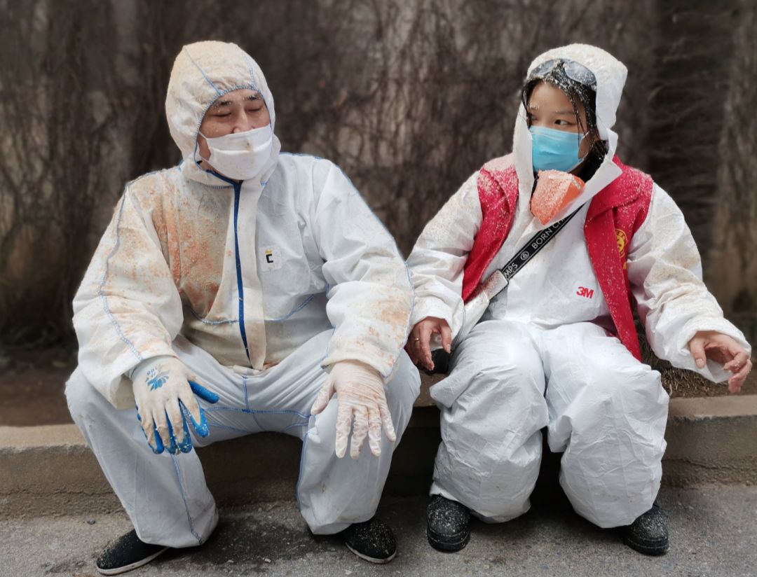 每切一块冻猪肉，就像下了一场猪肉味儿的雪