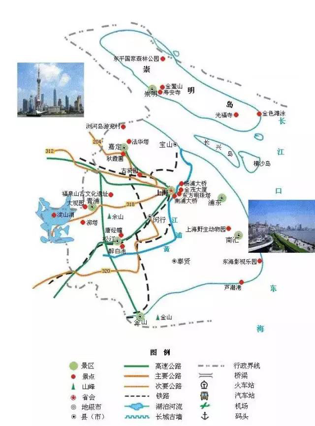 全国旅游景点详细地图大全,最新版中国各省市旅游景点地图