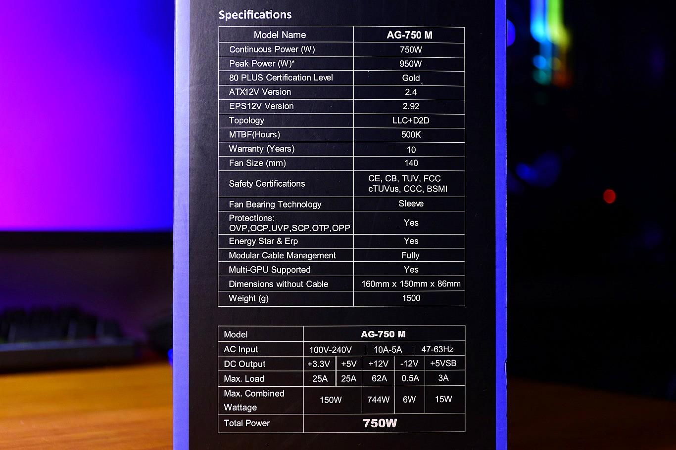 艾湃电竞ag750m和鑫谷an650w哪个好,艾湃电竞750w电源什么档次