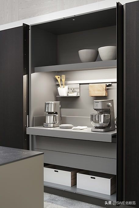 碾压全小区的厨房电器收纳鬼才！年轻人，来见识一下