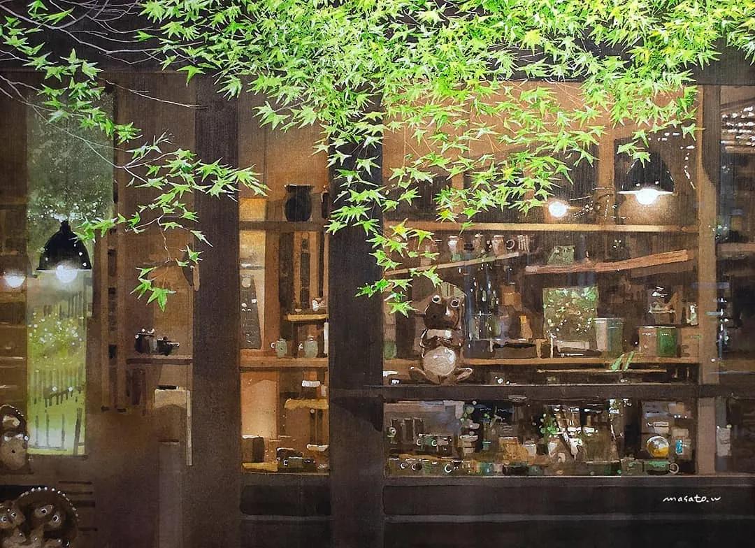 水彩大师笔下的花卉,简单唯美的水彩花卉