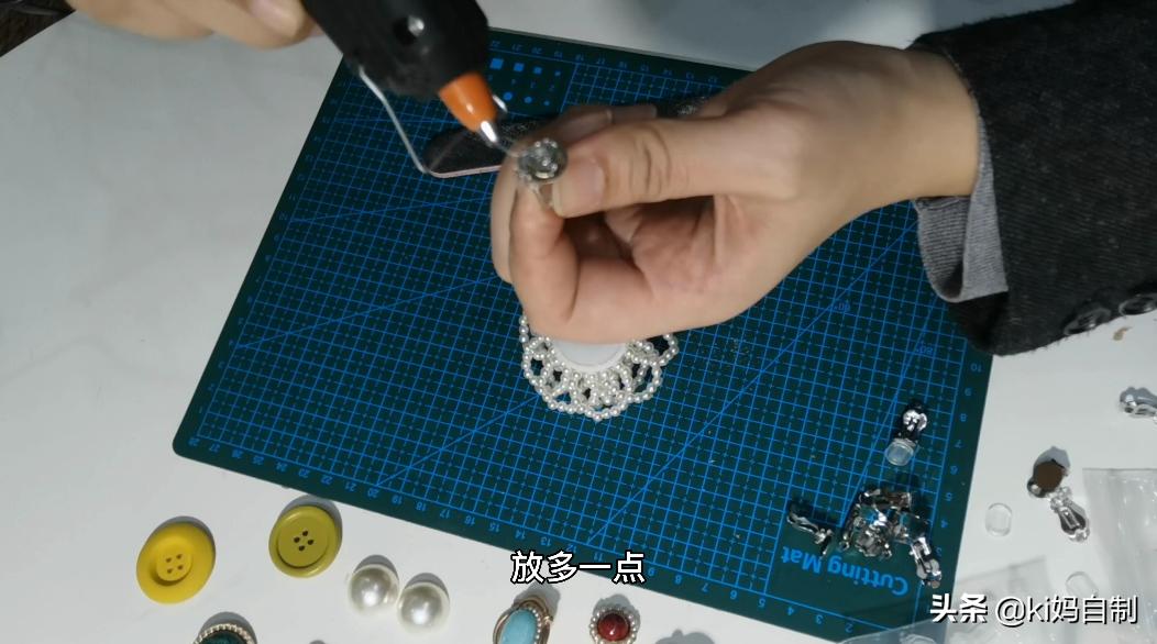 简单手工手残党都能做,手残党也能做的无洞耳环