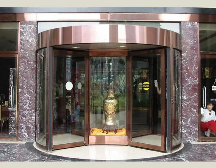 不锈钢两翼旋转门,不锈钢旋转门经久耐用