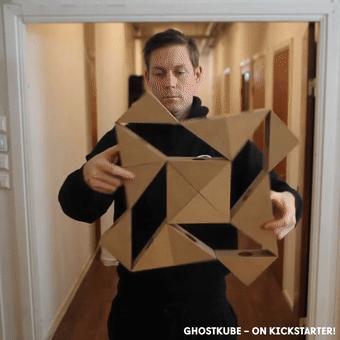 用折纸做多变魔方,用折纸叠的变形魔方