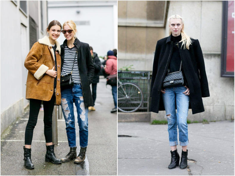 你想要的时尚风格应有尽有,复古方跟鞋穿搭