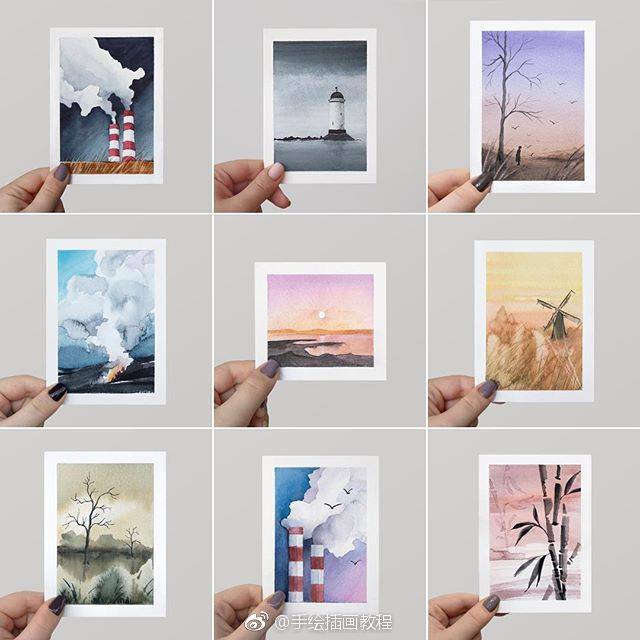 水彩调色大全与配色,零基础学水彩配色秘籍