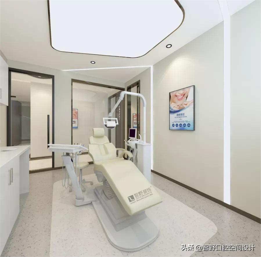 牙科诊所设计装修-明真口腔空间设计-温润柔和的空间气息