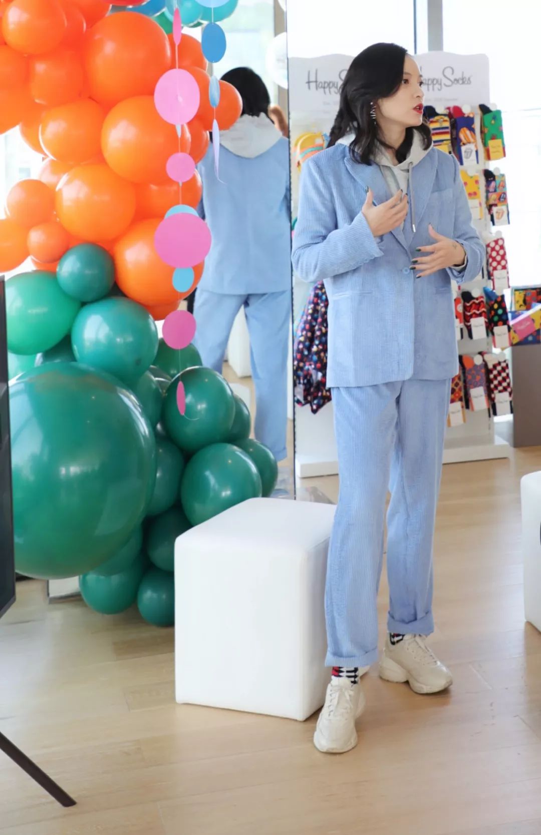 杨幂款袜子,杨幂袜子穿搭