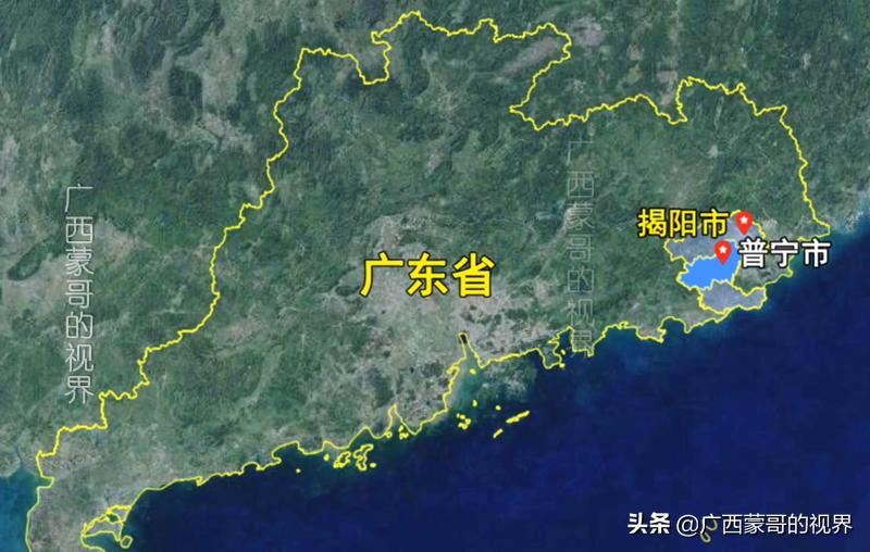 普宁市区人口全国第一,广东普宁卫星图