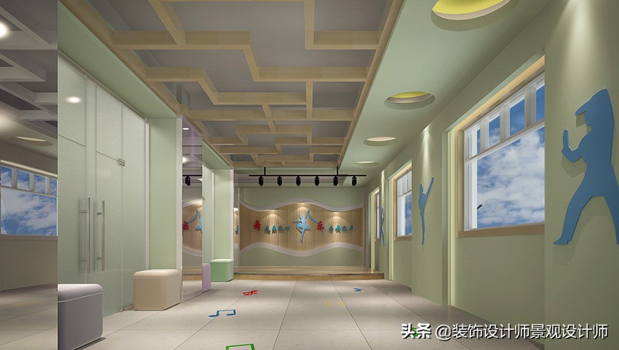 幼儿园课桌椅,幼儿园设计案例效果图