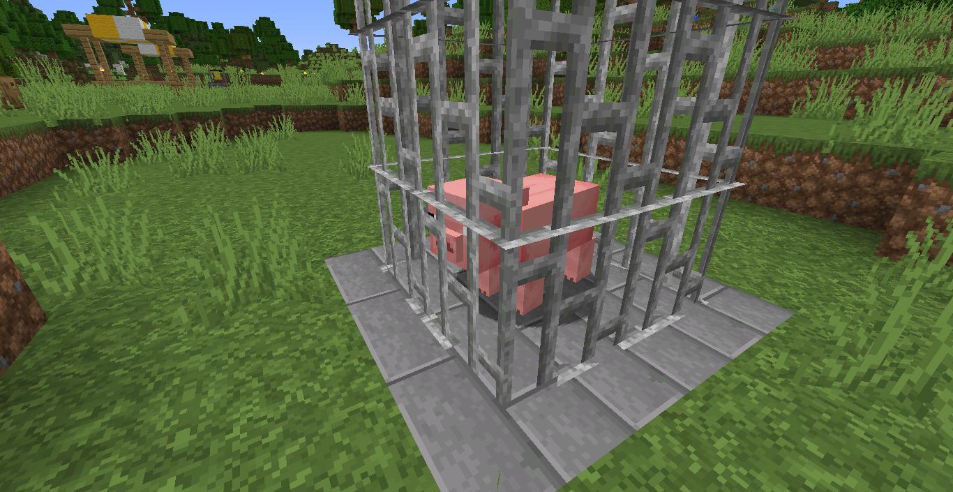 我的世界小型猪灵堡垒怎么做,我的世界教你做带猪圈的房子