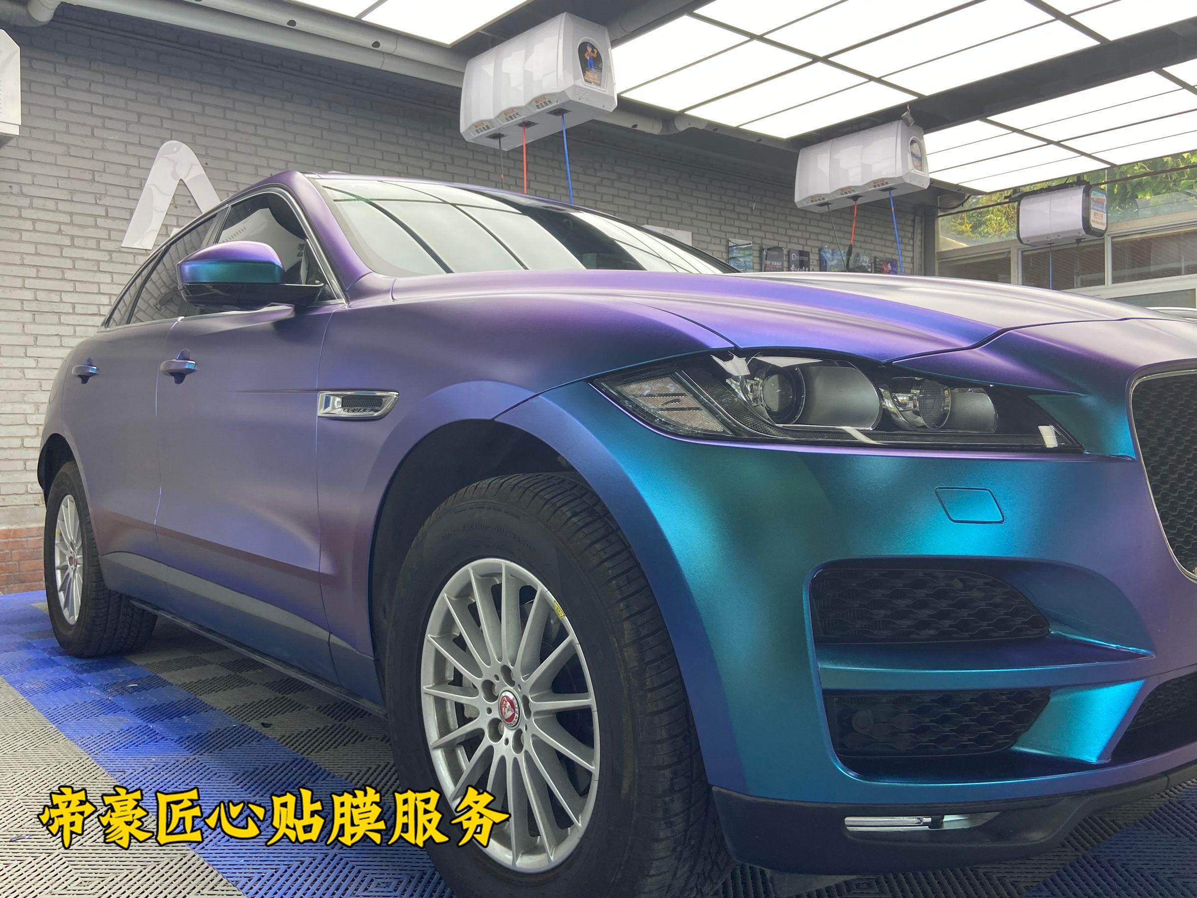 暗夜绿改色膜捷豹,捷豹xj改色膜十大排名颜色