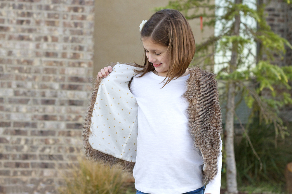 简单冬季背心裁剪缝制方法,双面绒背心裁剪教程视频