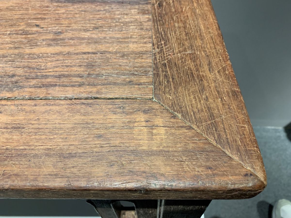 明代海南黄花梨卡子花条桌,黄花梨高束腰雕花牙板小条桌