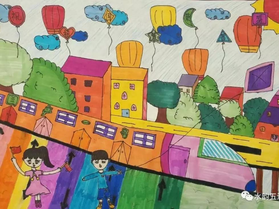 “画”说地铁，快看新津娃娃们的五彩世界