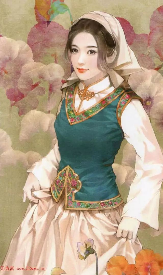 古代女性人物画欣赏,古代四大美女画欣赏图