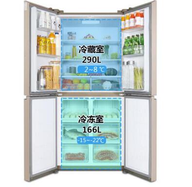 478升十字对开门冰箱,双开门冰箱465升左右