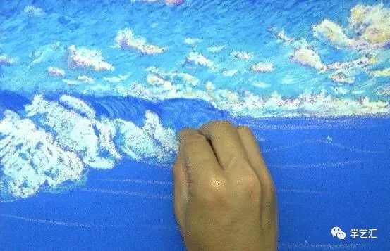 重彩油画棒教程简单,油画棒超美超简单