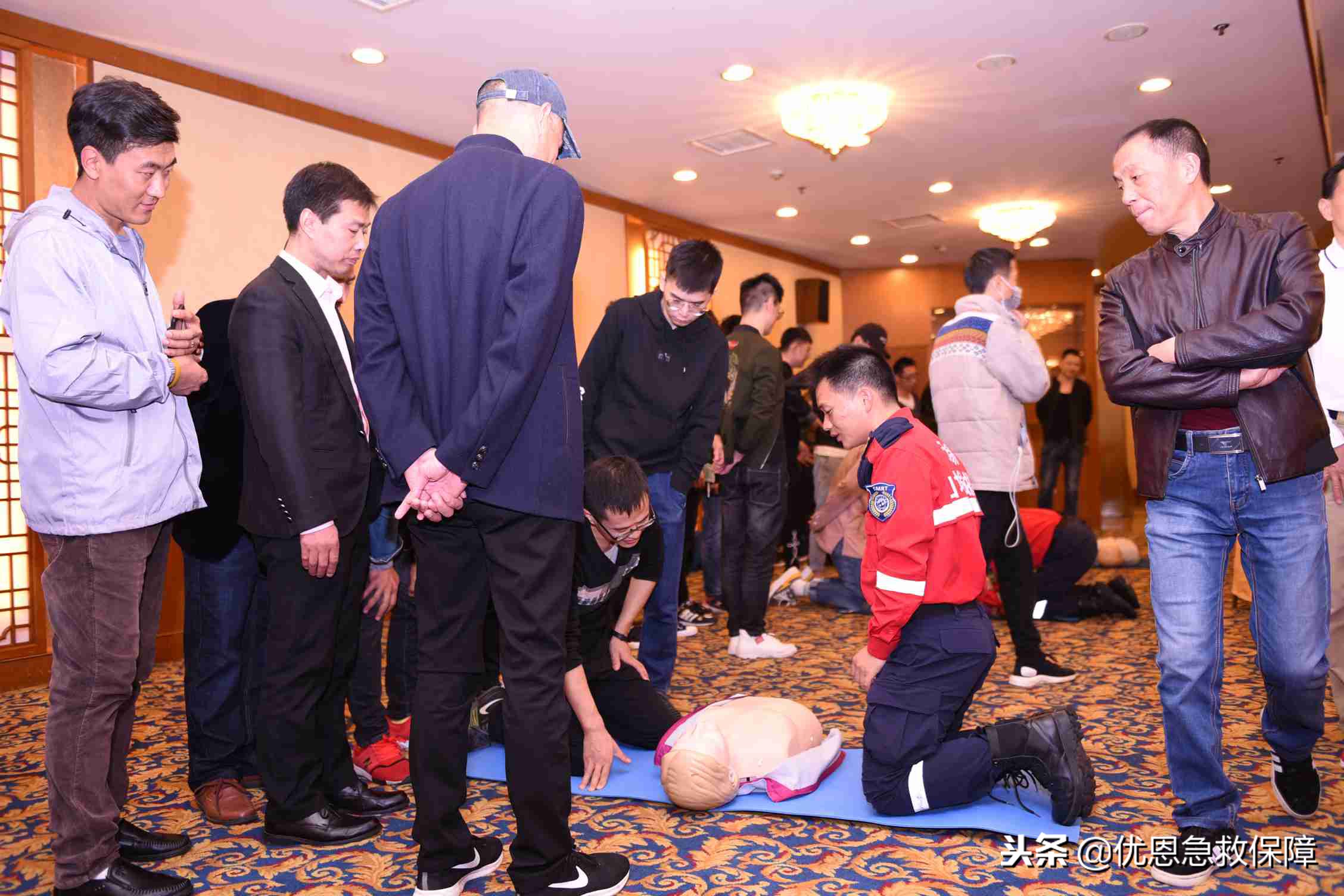 优恩为滨湖区疾控中心志愿者群提供急救知识培训