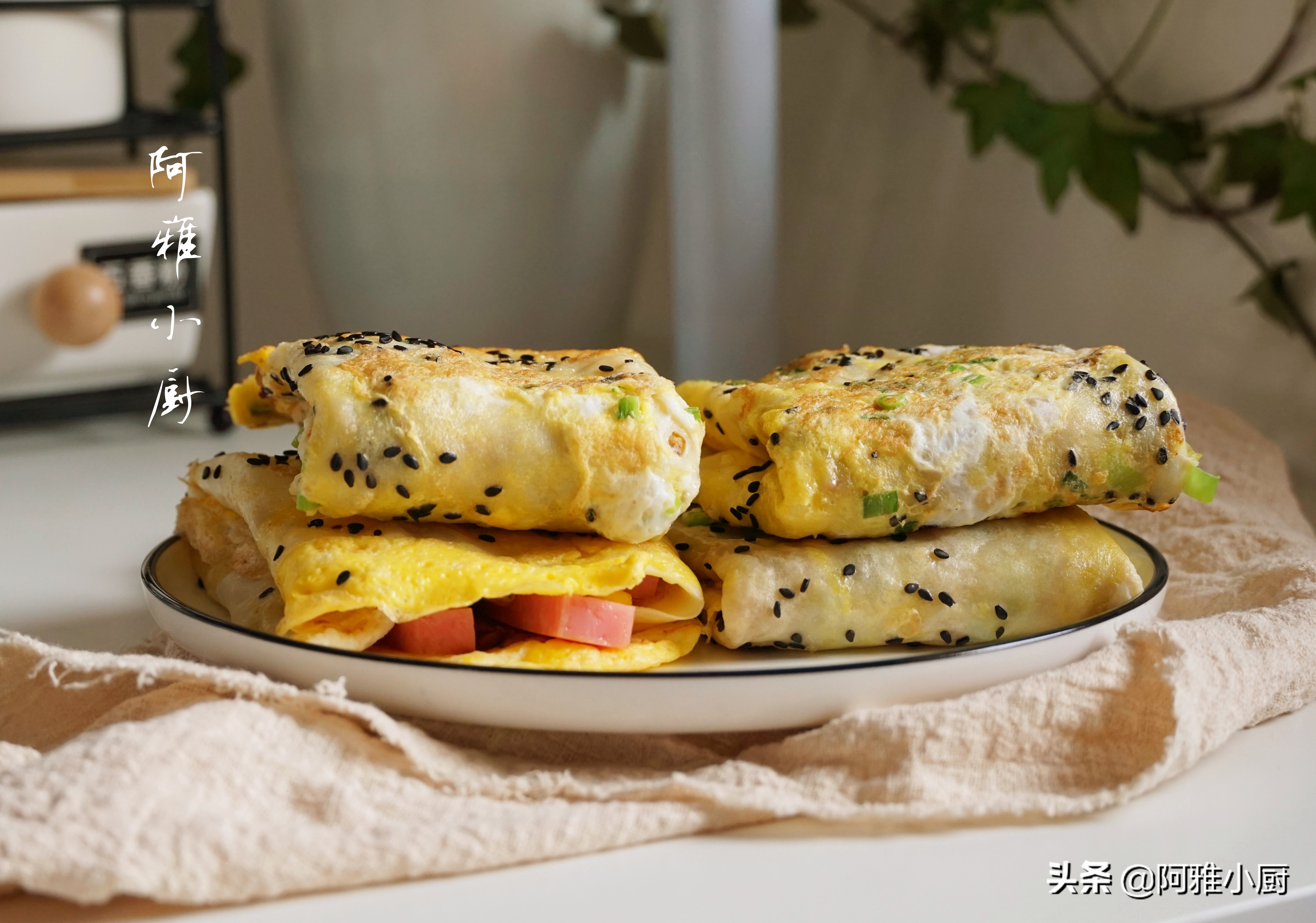 早餐不出门,10分钟吃上自制煎饼果子,老公吃了连连称赞,超简单