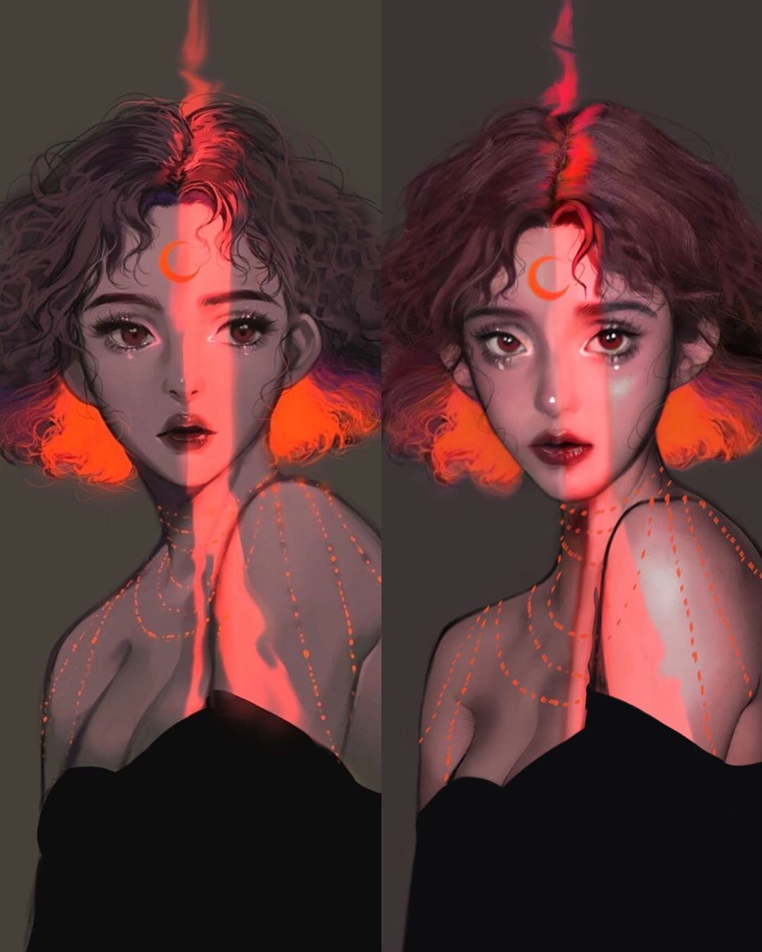 漫画脸cos仿妆超美博主,漫画感cos妆