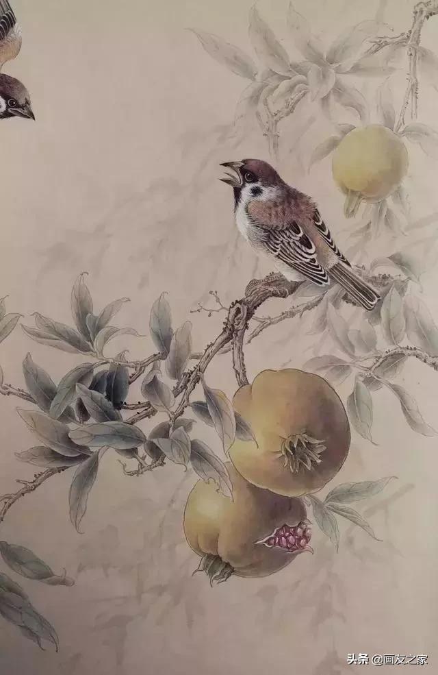 陈松岩工笔白描画全集,陈松岩工笔国画