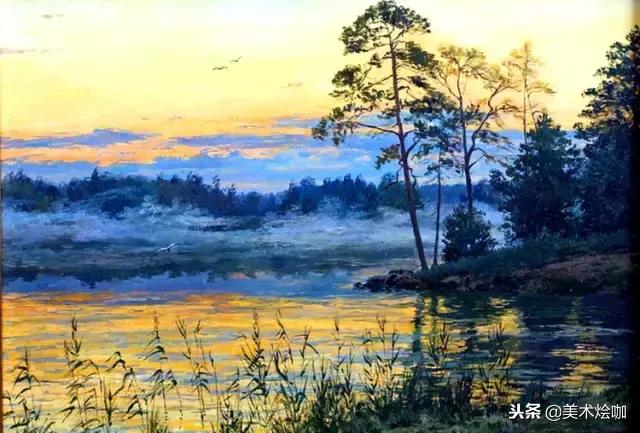 俄罗斯油画大师风景油画教程视频,俄罗斯维克多风景油画视频作品