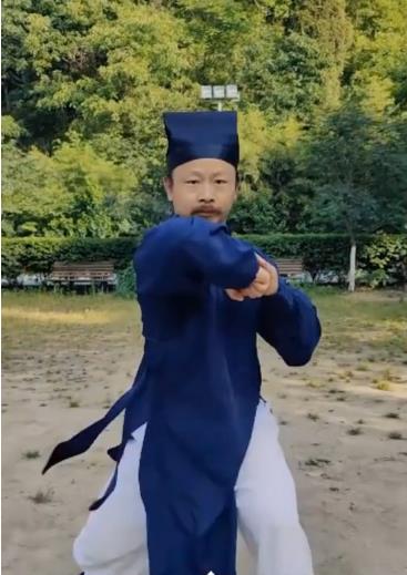 武当第一人陈师行腿法,武当拳法第一人陈师行