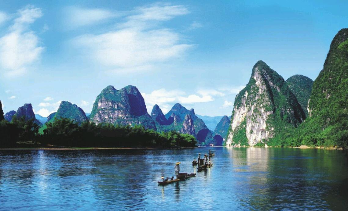 桂林山水风景优美空气清新,桂林好山好水好空气