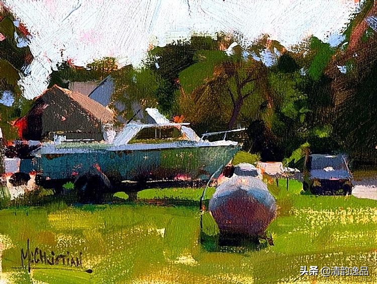 美国艺术家乔biwler油画作品赏析,丽莎印象派油画欣赏