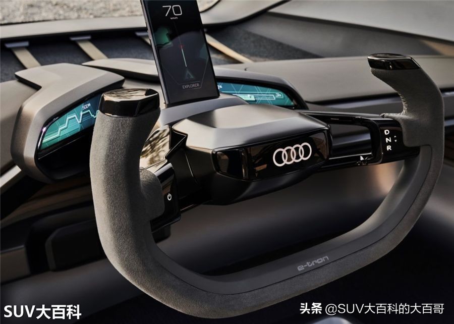 奥迪也发“硬派越野车”,透明座舱+500公里续航,还有无人机引路