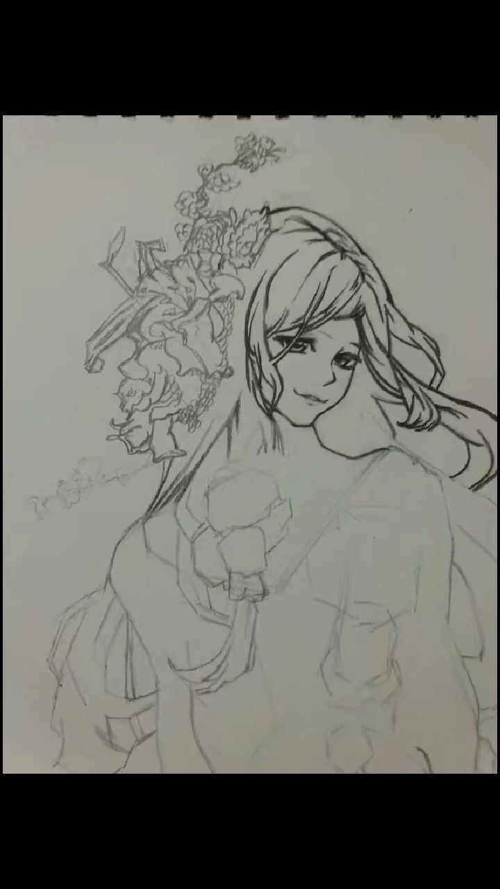 画二次元动漫少女小舞,二次元怎么画超萌女生