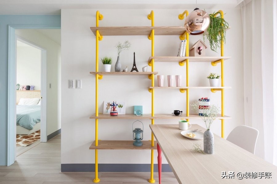 马卡龙色系装修公寓,马卡龙色系装修复式公寓