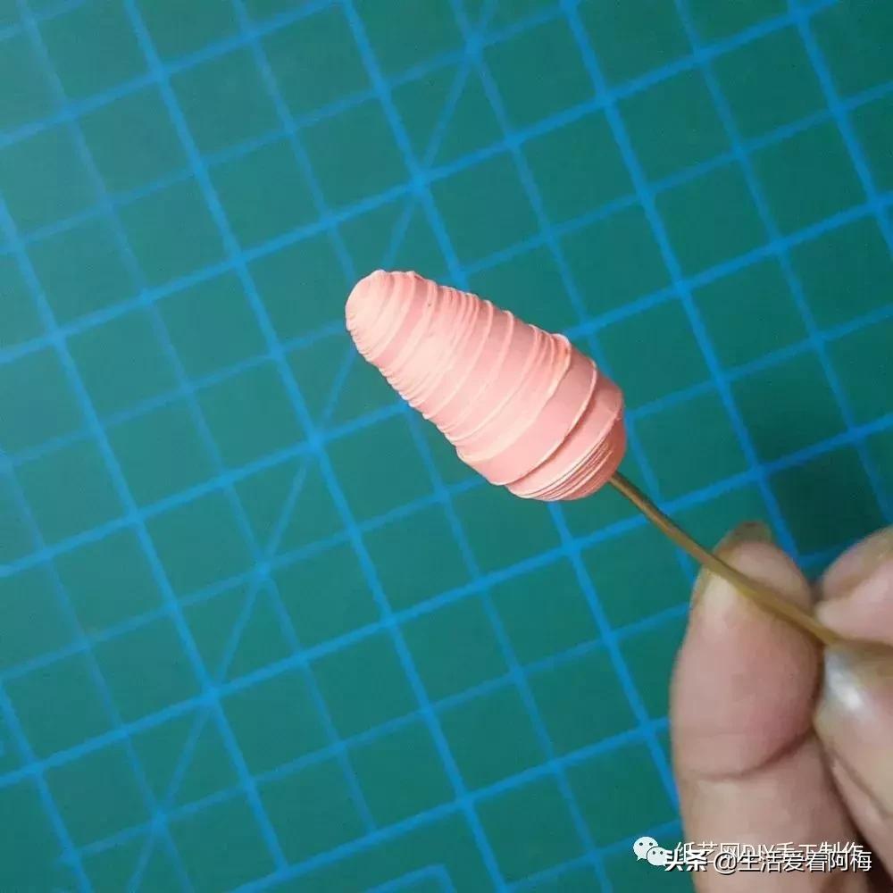 简单易学褶皱纸手工花束教师节,衍纸教师节立体花束教程