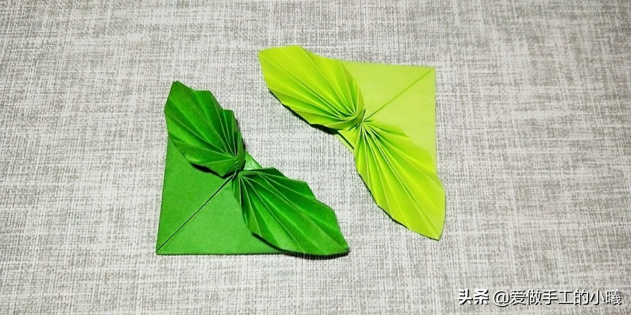 银杏叶手工折纸书签大全,读书节折纸书签