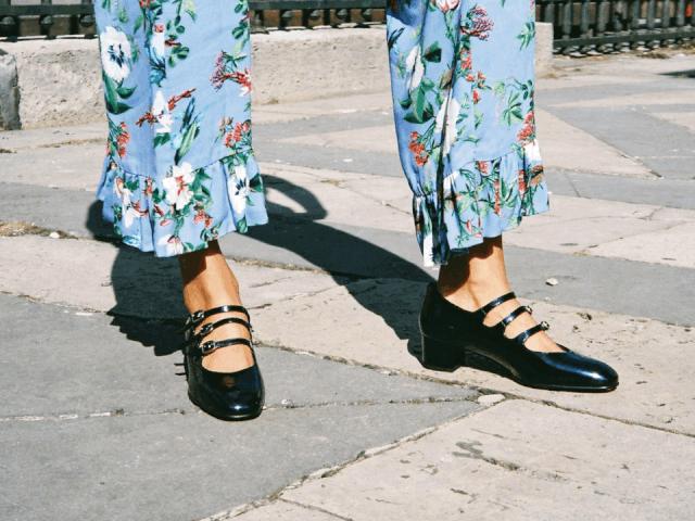 法国玛丽珍鞋学生穿,法式蝴蝶结玛丽珍鞋