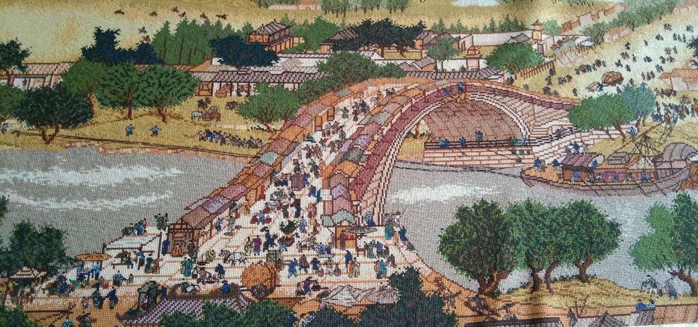 100万清明上河图十字绣,世界名画十字绣系列