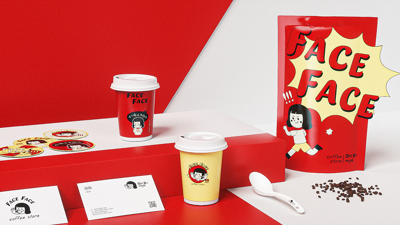 圆脸蛋儿咖啡品牌|这个IP设计有够可爱的
