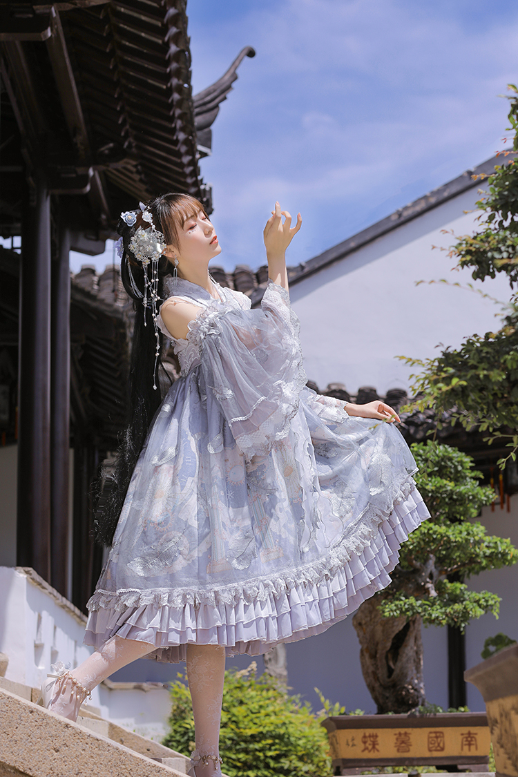 宫廷小红帽lolita测评,琉璃春镜lolita测评