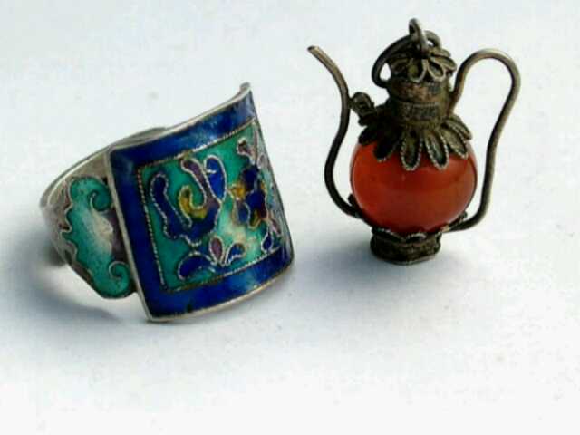 古代的戒指是什么样子的,古代的紫银戒指