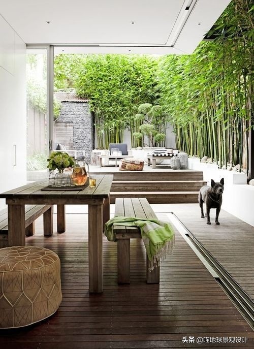 木铺装在私家庭院中的巧妙运用，是个学问