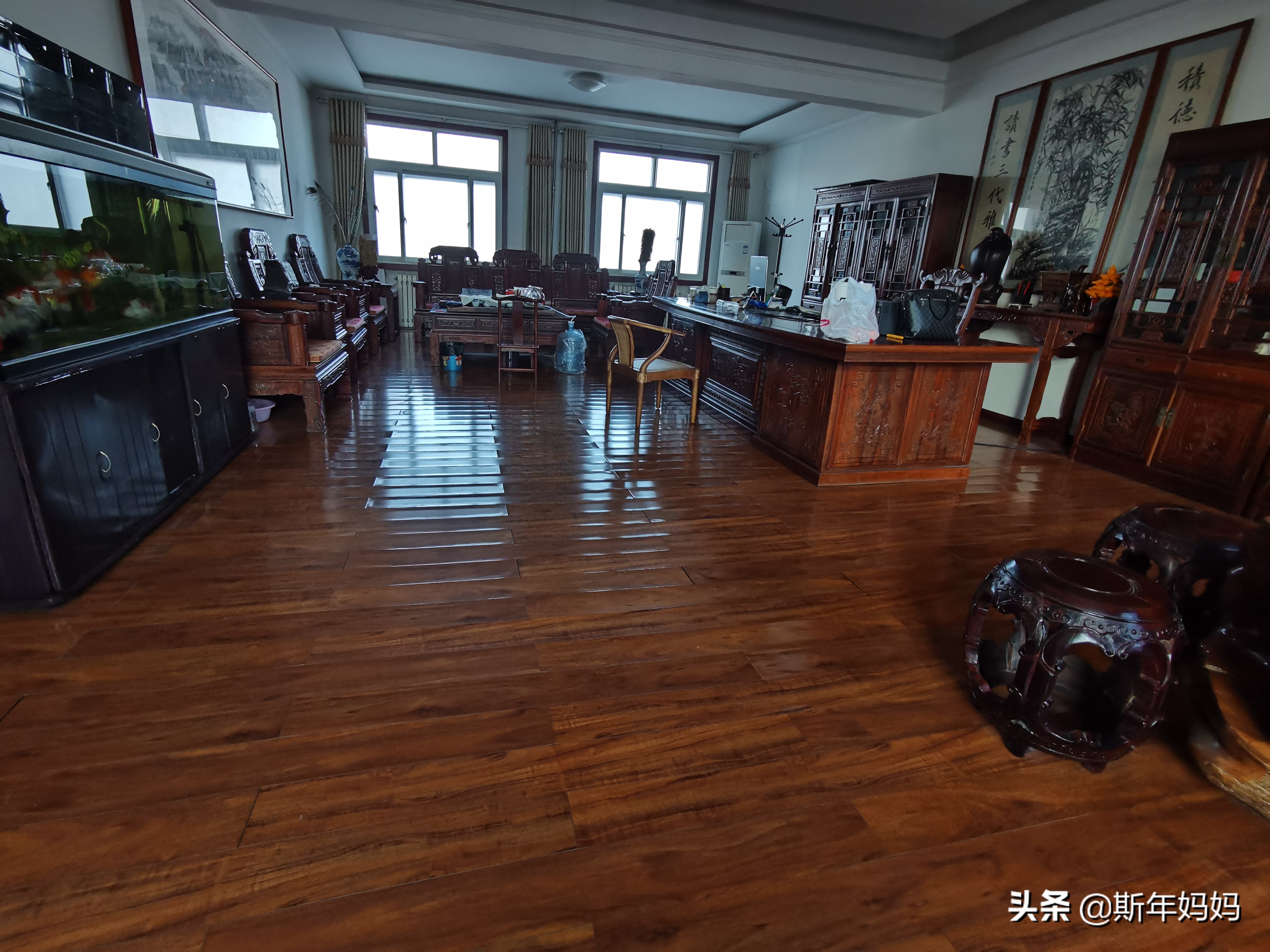 森森鱼缸改上滤滴流盒,森森老款1.8米鱼缸底滤改造