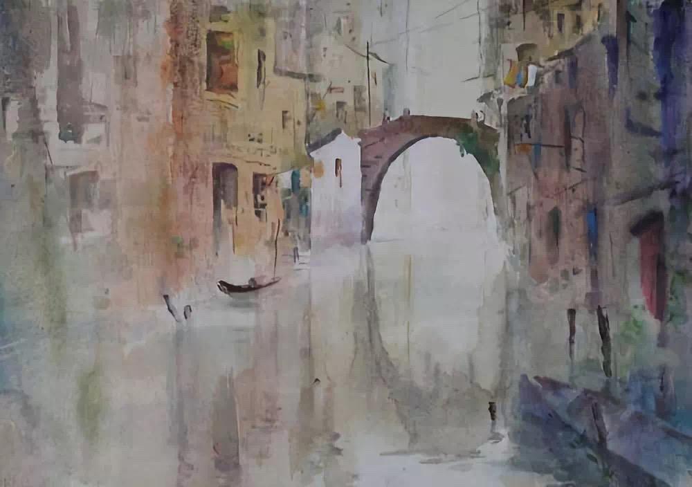 宁波著名水彩画家孙宁,孙宁水彩100幅欣赏