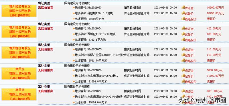 赣州蓉江新区2024拍地计划,赣州章江新区土拍