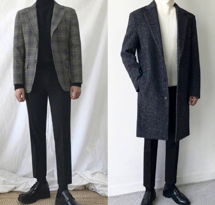 冬季成熟男士大衣穿搭,男士冬季大衣穿搭高级感