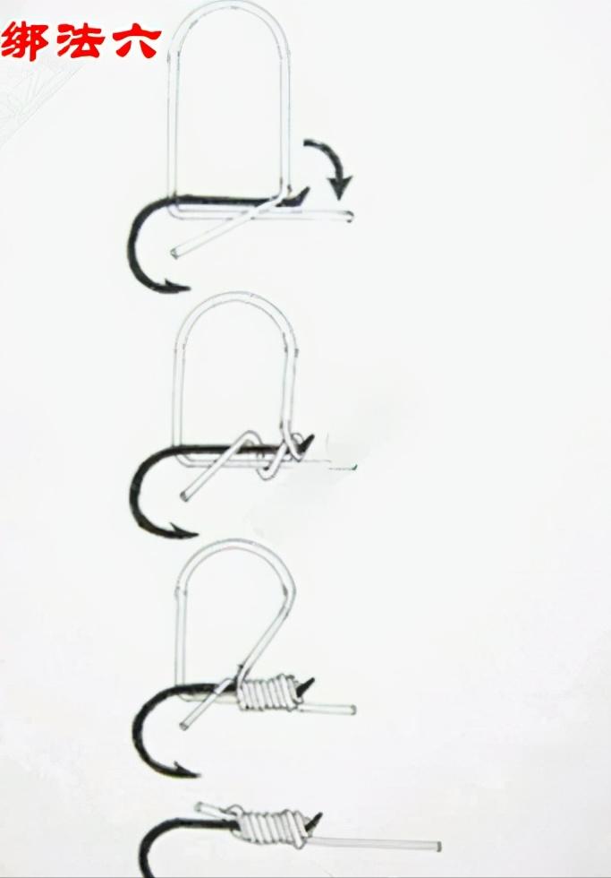 绑钩教学慢动作最结实的绑钩,一遍就能学会的最牢固绑钩方法