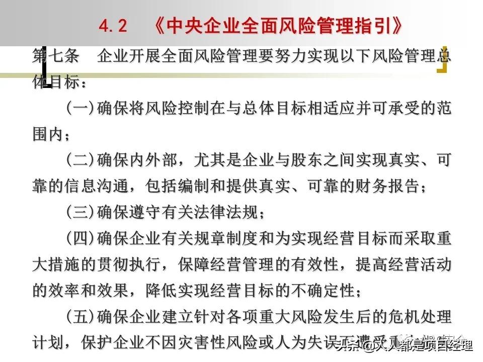 图解企业管理制度全部体系,风险管理的工作流程是