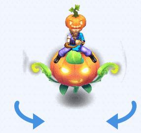 万圣节戴南瓜头,南瓜头和骷髅头万圣节