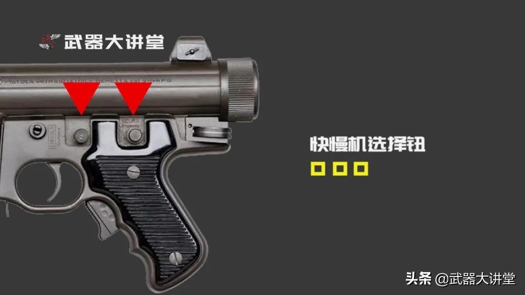 意大利伯莱塔公司生产的手枪,意大利冲锋枪m12