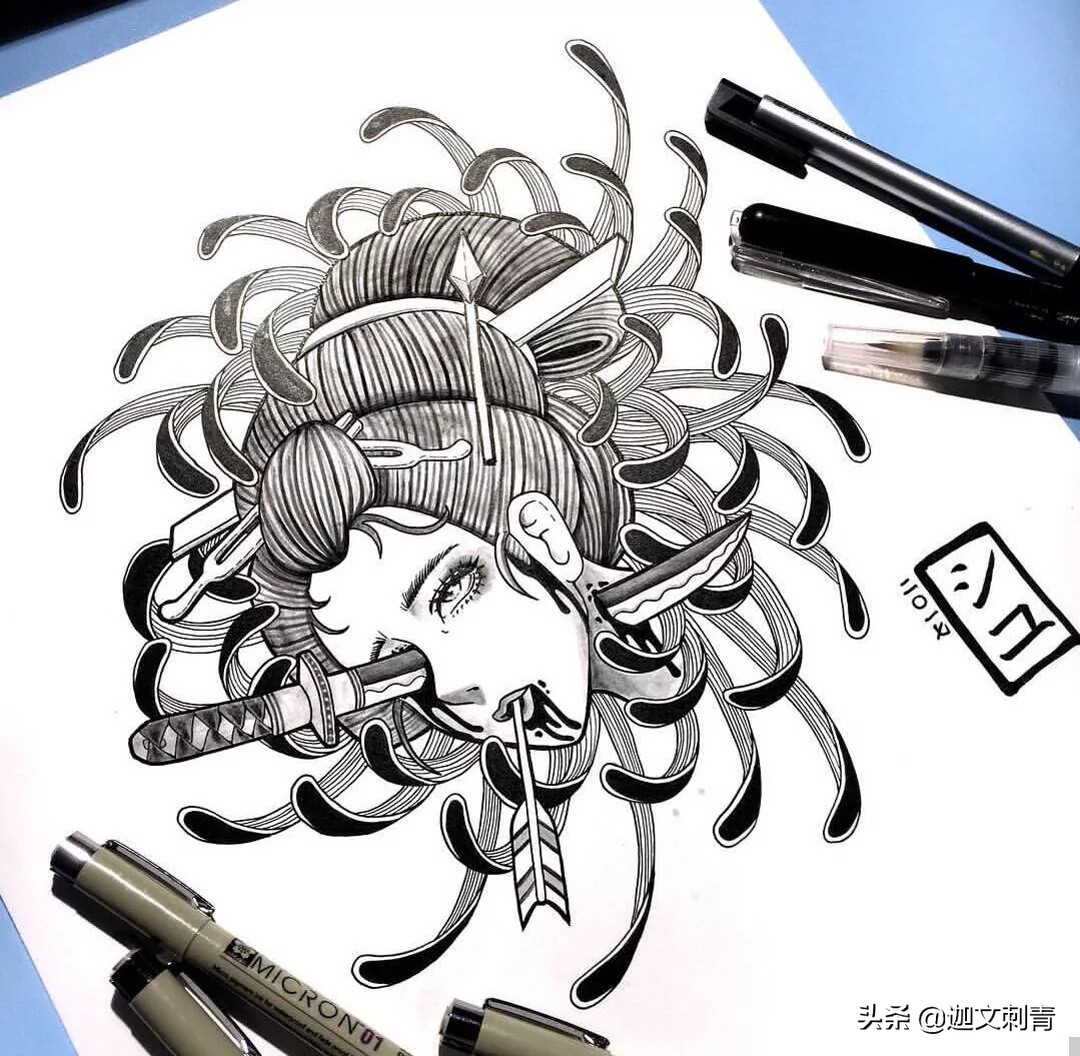 日式纹身各种图案的寓意,生首纹身日式寓意